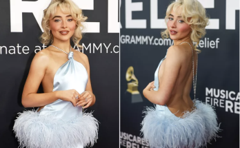 Sabrina Carpenter Decked Out Her Backless 2025 Grammys Dress with 80 Carats of Dazzling Diamonds