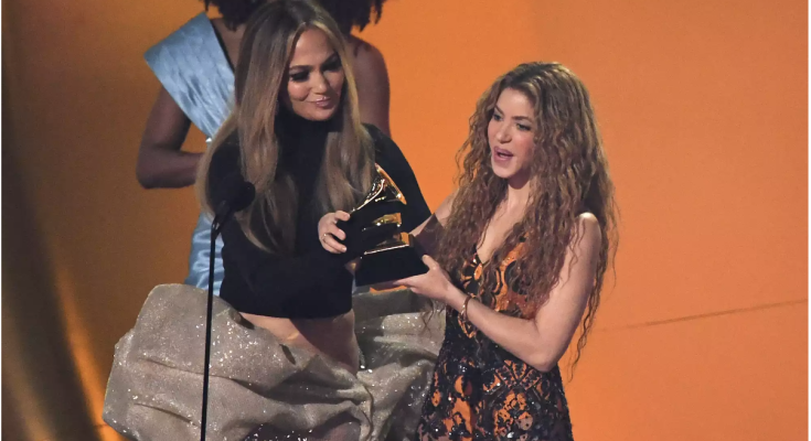 Shakira Reunites with Jennifer Lopez at Grammys 2025 as She Shouts Out 'Immigrant Brothers and Sisters'