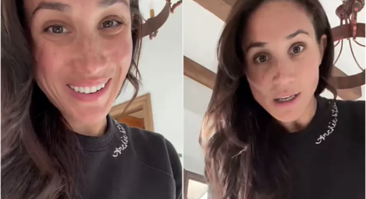 Meghan Markle Goes Makeup-Free, Wears Adorable Tribute to Prince Archie and Princess Lilibet in First Instagram Selfie Video