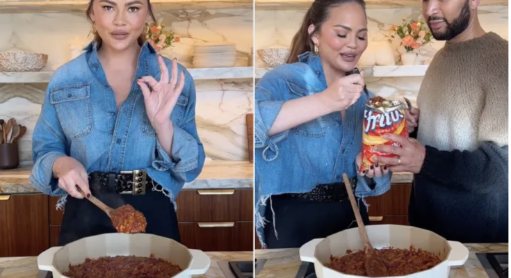 Chrissy Teigen Whips Up Her 'Favorite Super Bowl Recipe' with ‘Father Chili’ John Legend