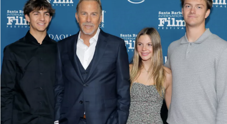 Kevin Costner Is Joined by 3 of His Kids on the Red Carpet at Horizon Premiere