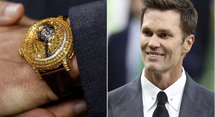 Tom Brady Wears $740,000 Watch as He Makes His Super Bowl Announcing Debut