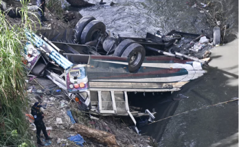 At Least 50 Killed After Bus Plunges Off Bridge and Crashes Into Ravine