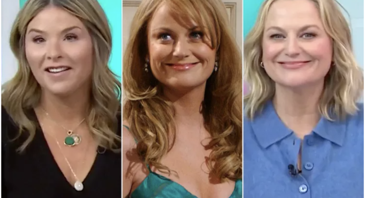 Amy Poehler Watches Her Drunken SNL Impersonation of Jenna Bush Hager Alongside the Today Co-Host: 'I'm Sweating'