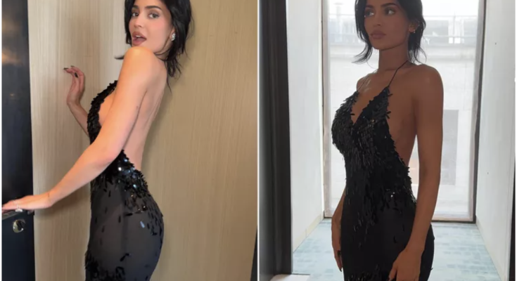 Kylie Jenner Shares Sultry Behind the Scenes Snaps of Her Vintage Backless Gown at 2025 BAFTAs