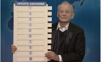 Bill Murray Takes Over 'Weekend Update' to Hilariously Rank Its Anchors from 'Worst to Best' During SNL50 Special