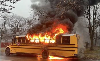 Ohio Bus Driver Praised for Saving 15 Students from School Bus After It Abruptly Burst into Flames