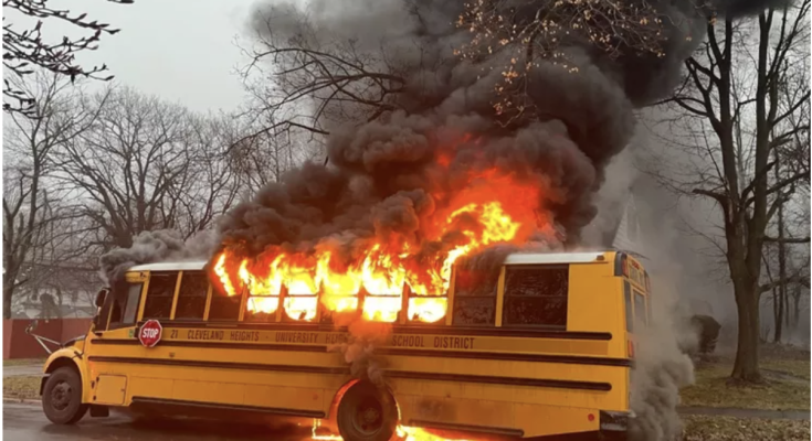 Ohio Bus Driver Praised for Saving 15 Students from School Bus After It Abruptly Burst into Flames