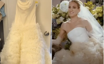 Woman Finds Carrie’s Wedding Dress from Sex and the City at Thrift Shop for $19. She’s Selling It to Pay for Her Divorce