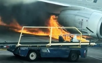 American Airlines Plane Caught Fire After Landing – What Happened to Passengers on Board