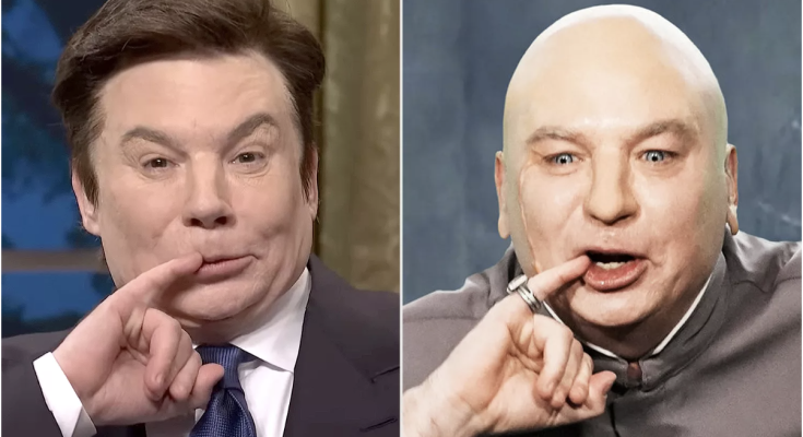 Mike Myers Returns to SNL as Elon Musk and Channels His Iconic Austin Powers Character Dr. Evil: Watch