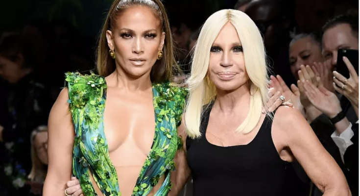 Jennifer Lopez Shares Heartfelt Message After Donatella Versace Steps Down from Top Spot at Fashion House