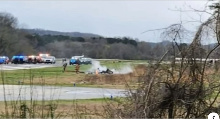 2 Dead After Small Plane Crashes at Georgia Airport and Bursts into Flames