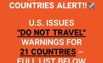21 Countries Under US' 'Do Not Travel' Warning Revealed