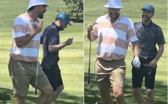 Travis Kelce Shows Off His Moves and Lip-Syncing Skills as Justin Timberlake Becomes His ‘Backup Dancer’ on Golf Course